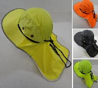 Legionnaires Hat [Solid Color with Mesh Sides] Neon/Black